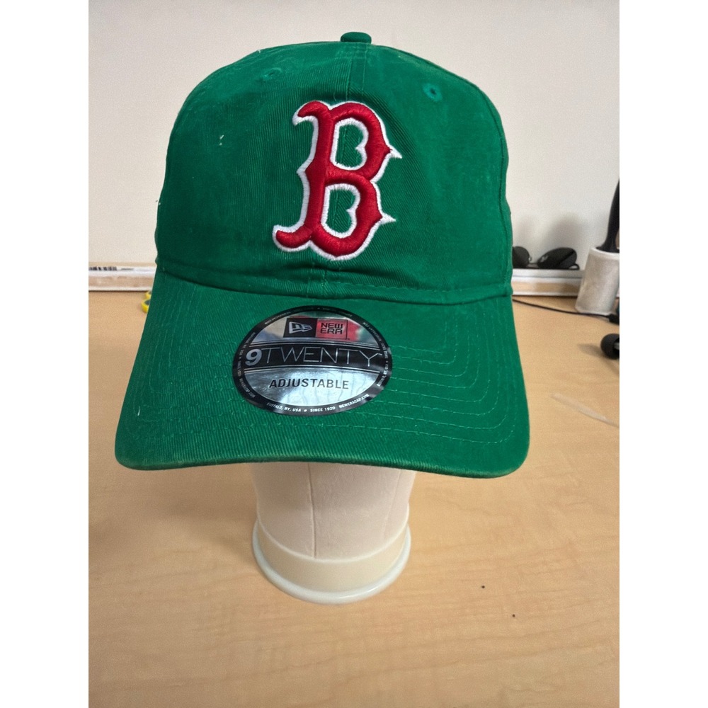 New Era 9TWENTY Boston Red Sox Suffolk University Green Adjustable Hat OSFA